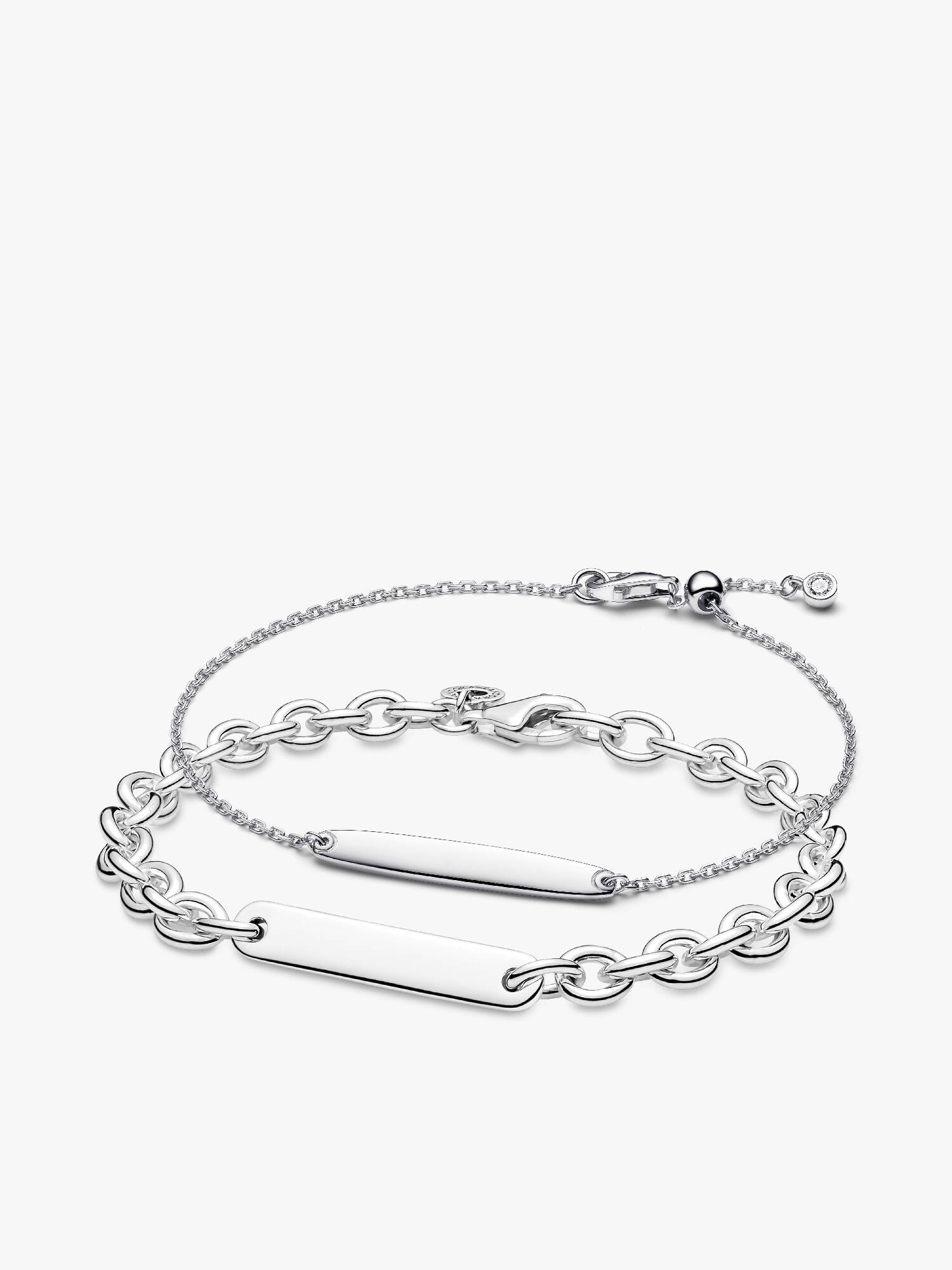 His & Hers Engravable Bracelet Set