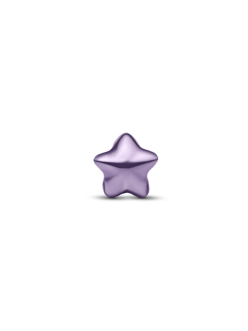 Mini charm Étoile mauve