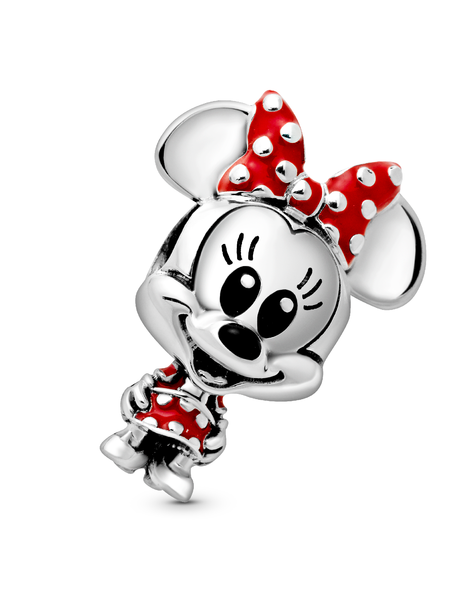 Disney Minnie Mouse Dotted Dress & Bow Charm