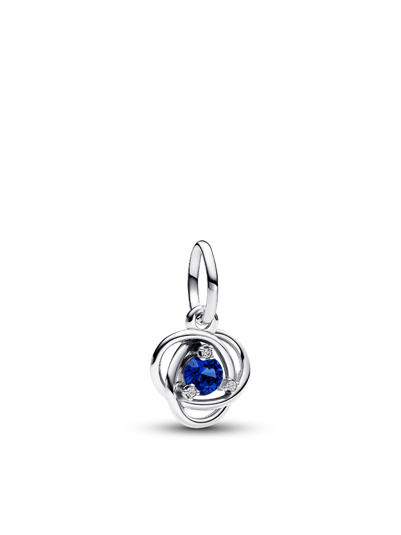 September Eternity Circle Dangle Charm Bracelet Set