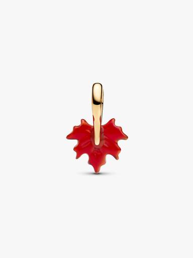 Red Maple Leaf Dangle Charm