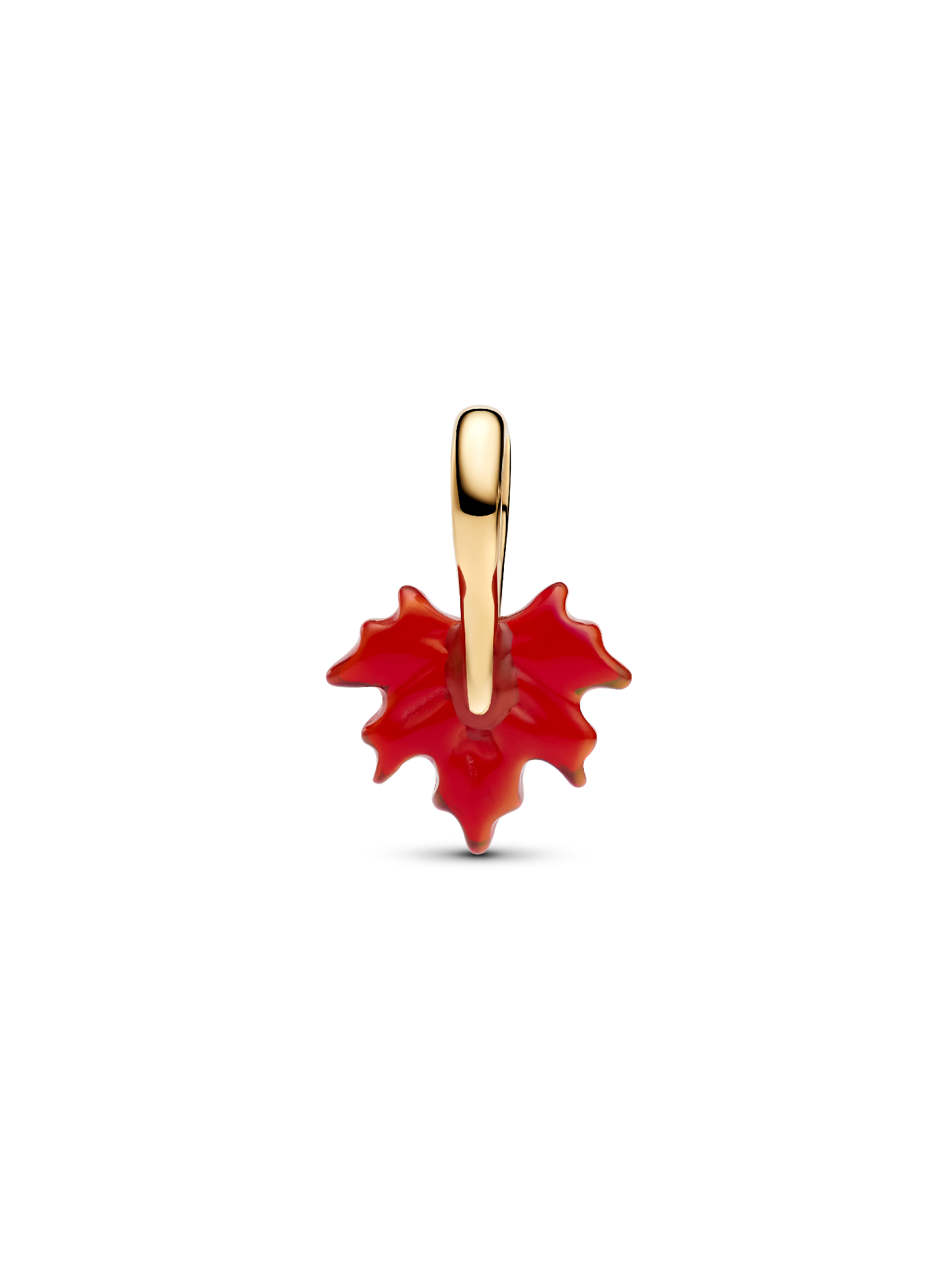 Red Maple Leaf Dangle Charm
