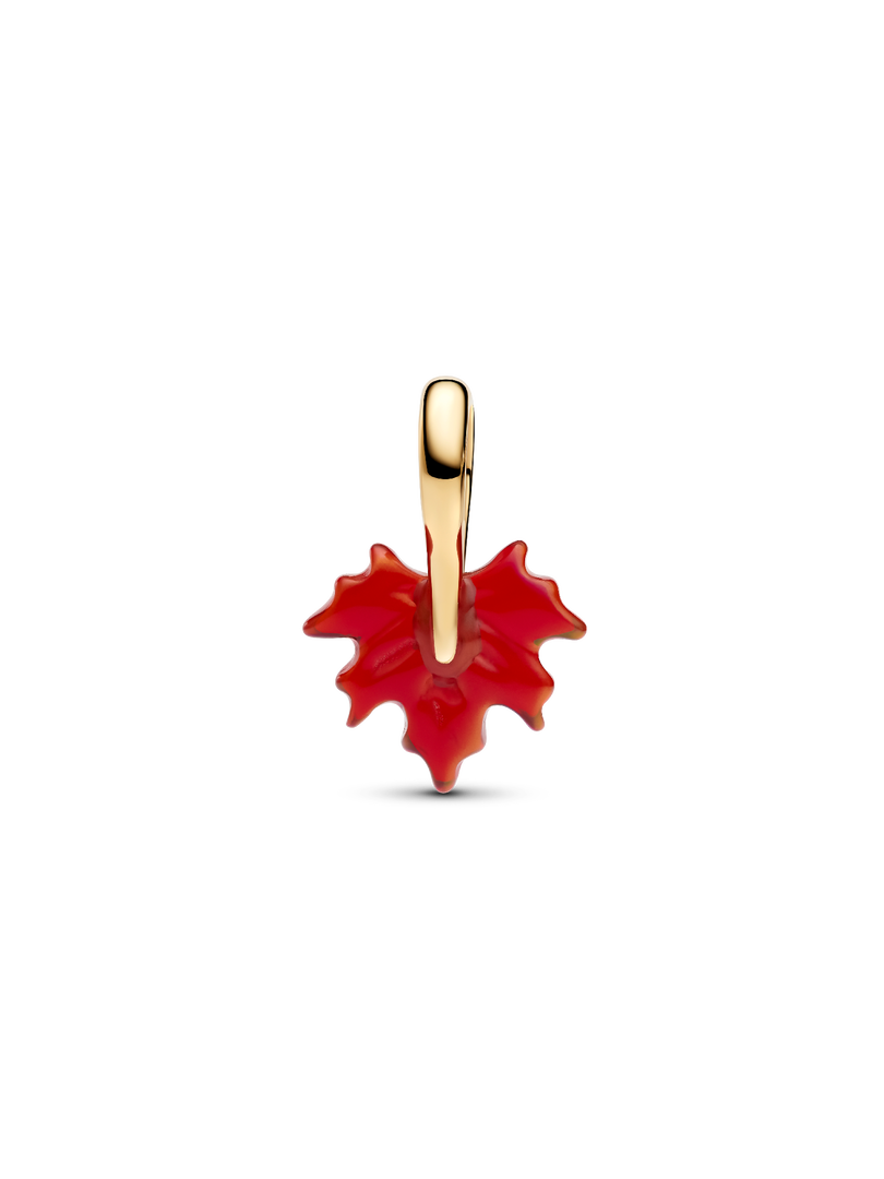 Red Maple Leaf Dangle Charm