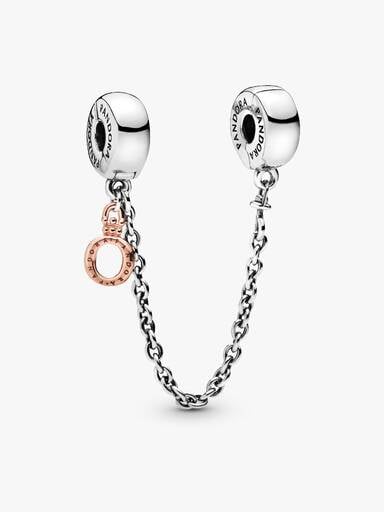 Dangling Crown O Safety Chain Charm