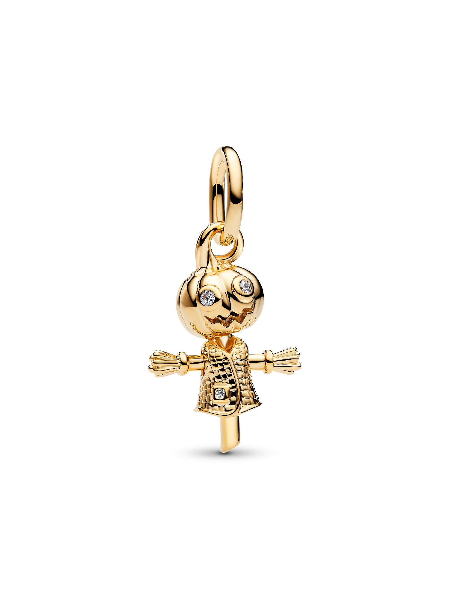 Pumpkin Scarecrow Dangle Charm