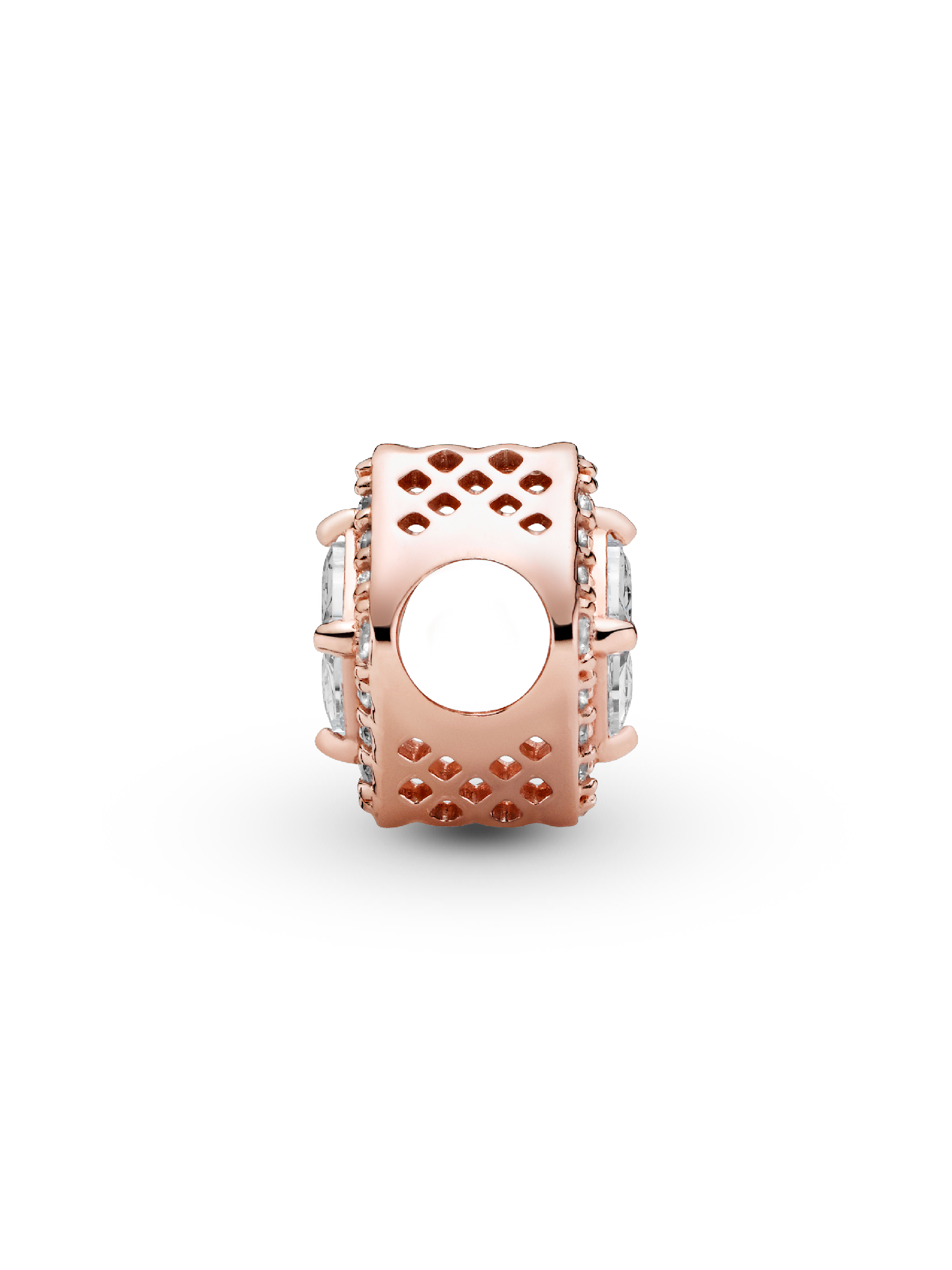Square Sparkle Halo Charm