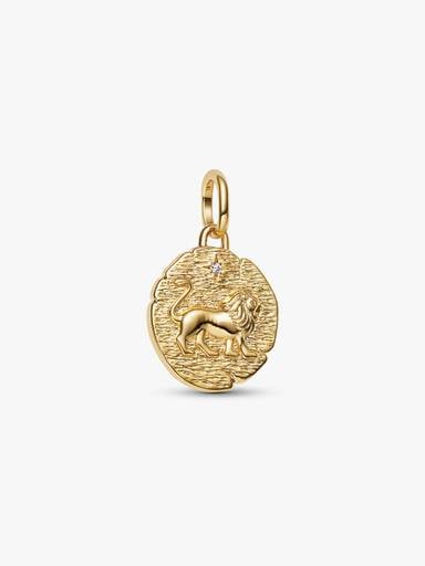 Charm-médaillon Lion