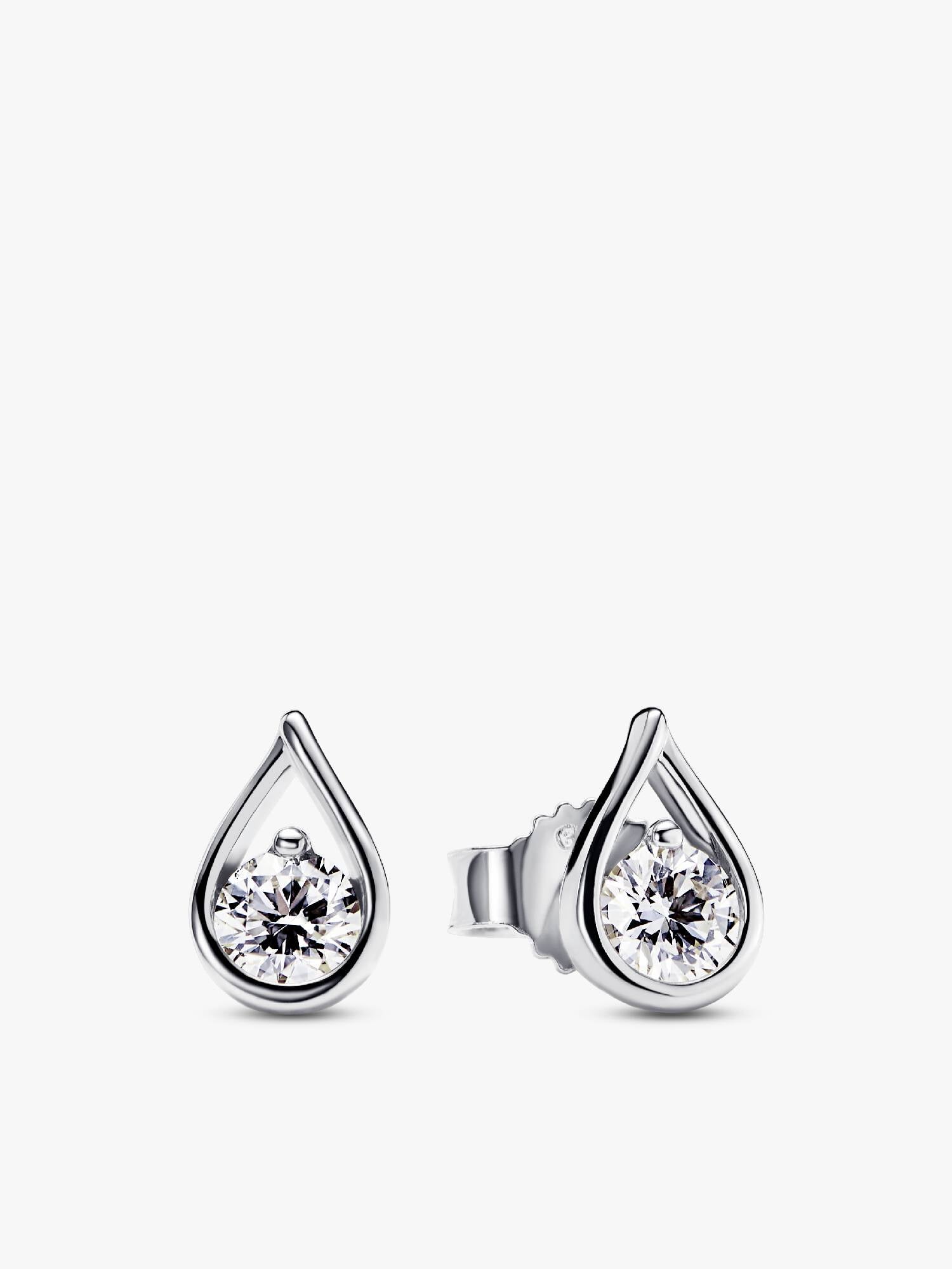VENTE FINALE -  Clous d'oreilles à diamant cultivé en laboratoire Pandora Infinite