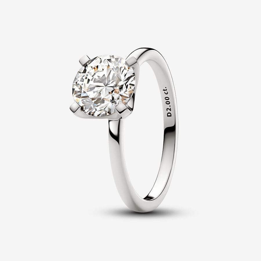 Pandora Era Lab-grown Diamond Ring 2.00 carat tw 14k White Gold image number 0