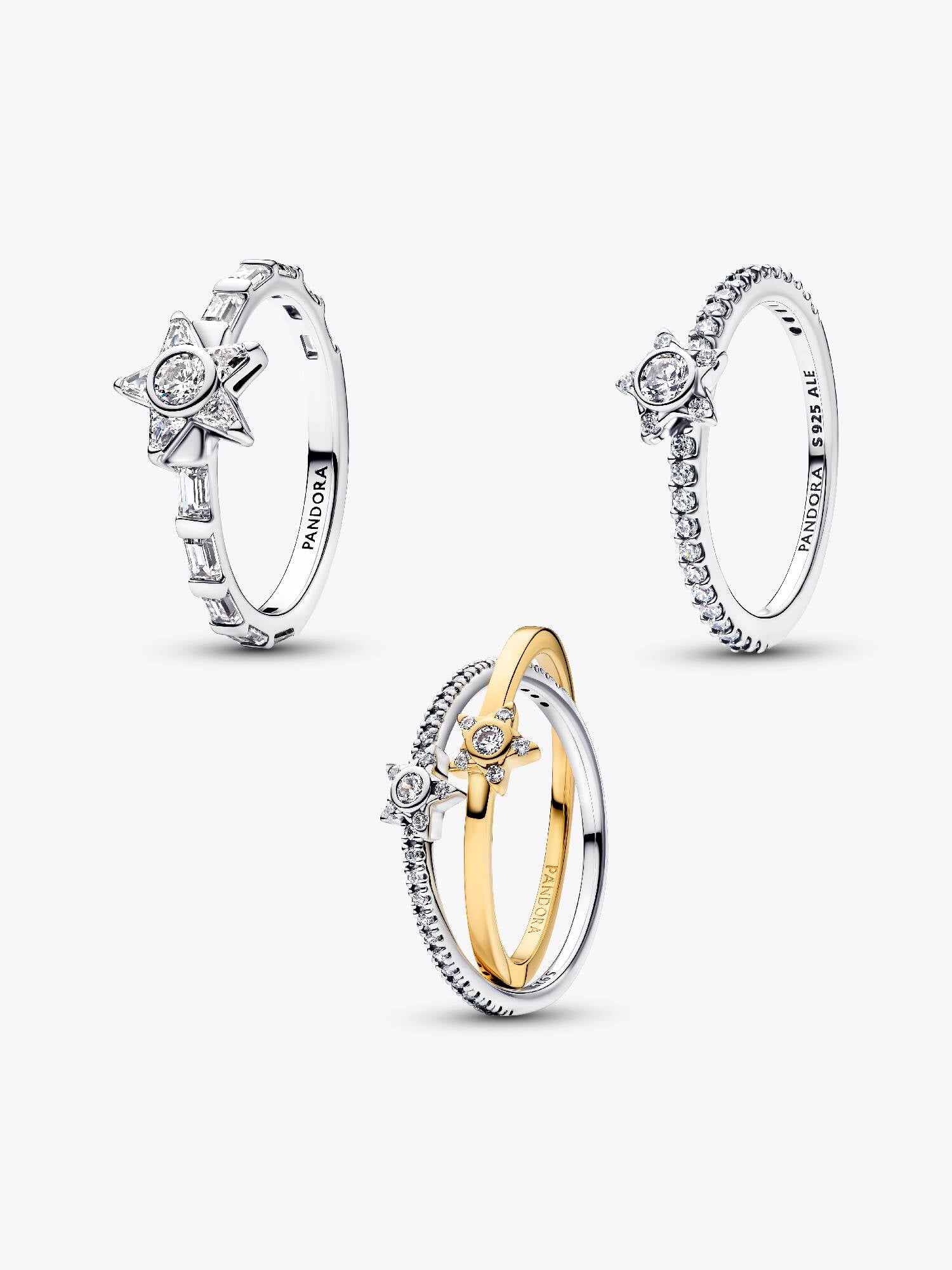 Shoot for the Stars Ring Trio