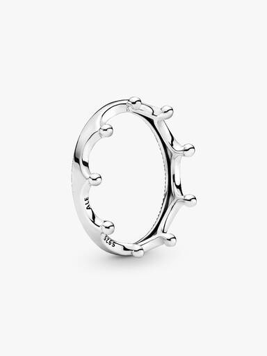VENTE FINALE - Bague couronne polie