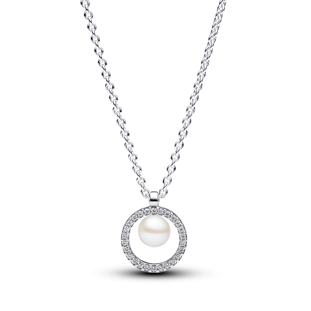 Treated Freshwater Cultured Pearl & Pavé Jewellery Gift Set