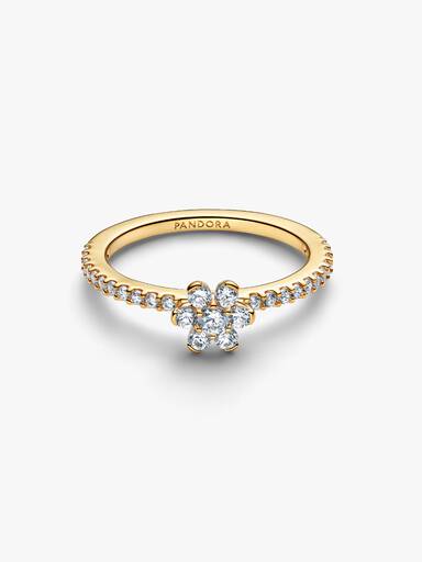 Sparkling Flower Ring