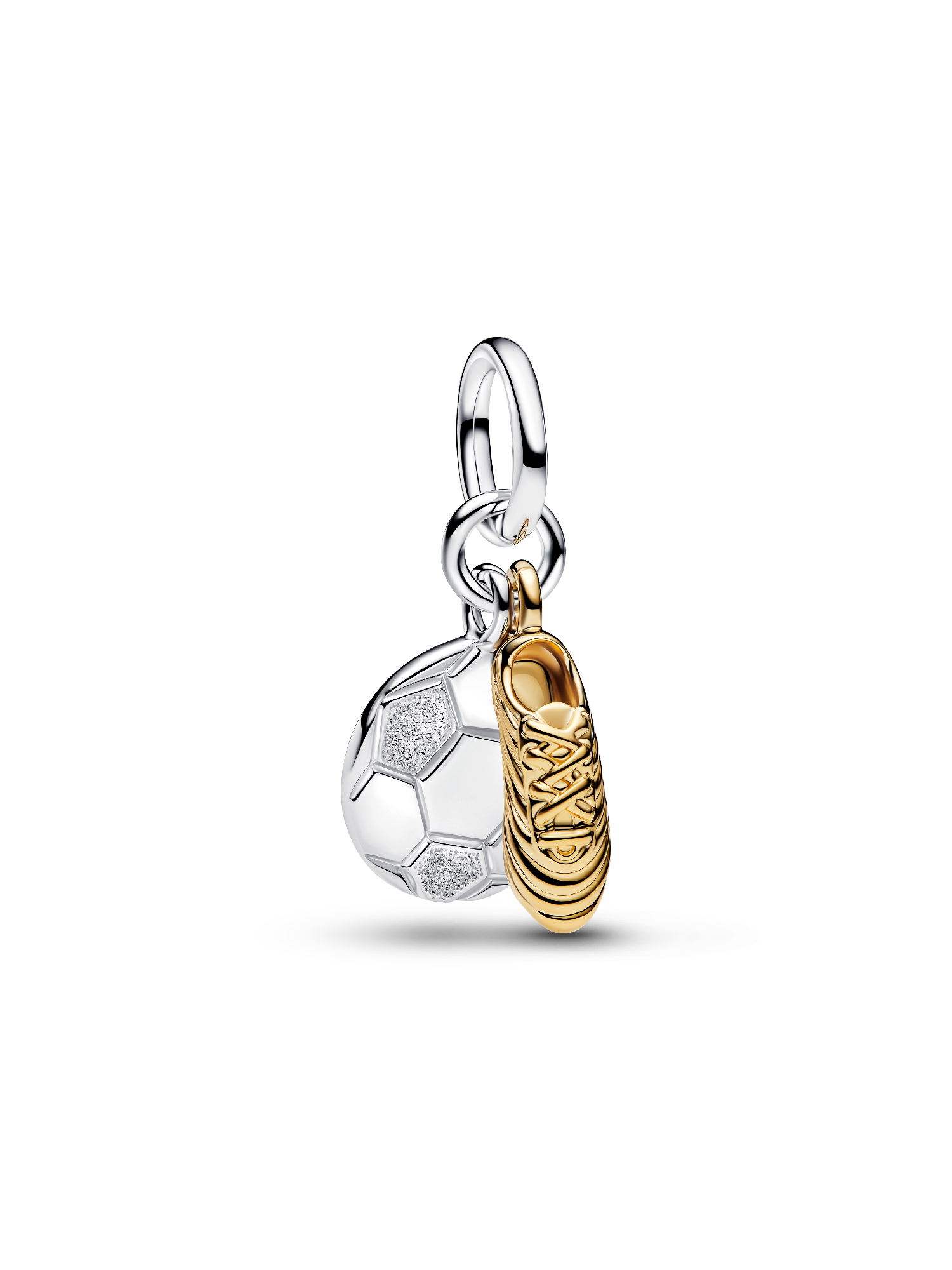 Soccer Shoe Double Dangle Charm