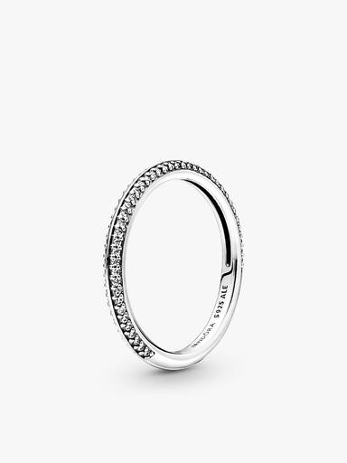 Ensemble de bagues Pyramides et Pavé Pandora ME