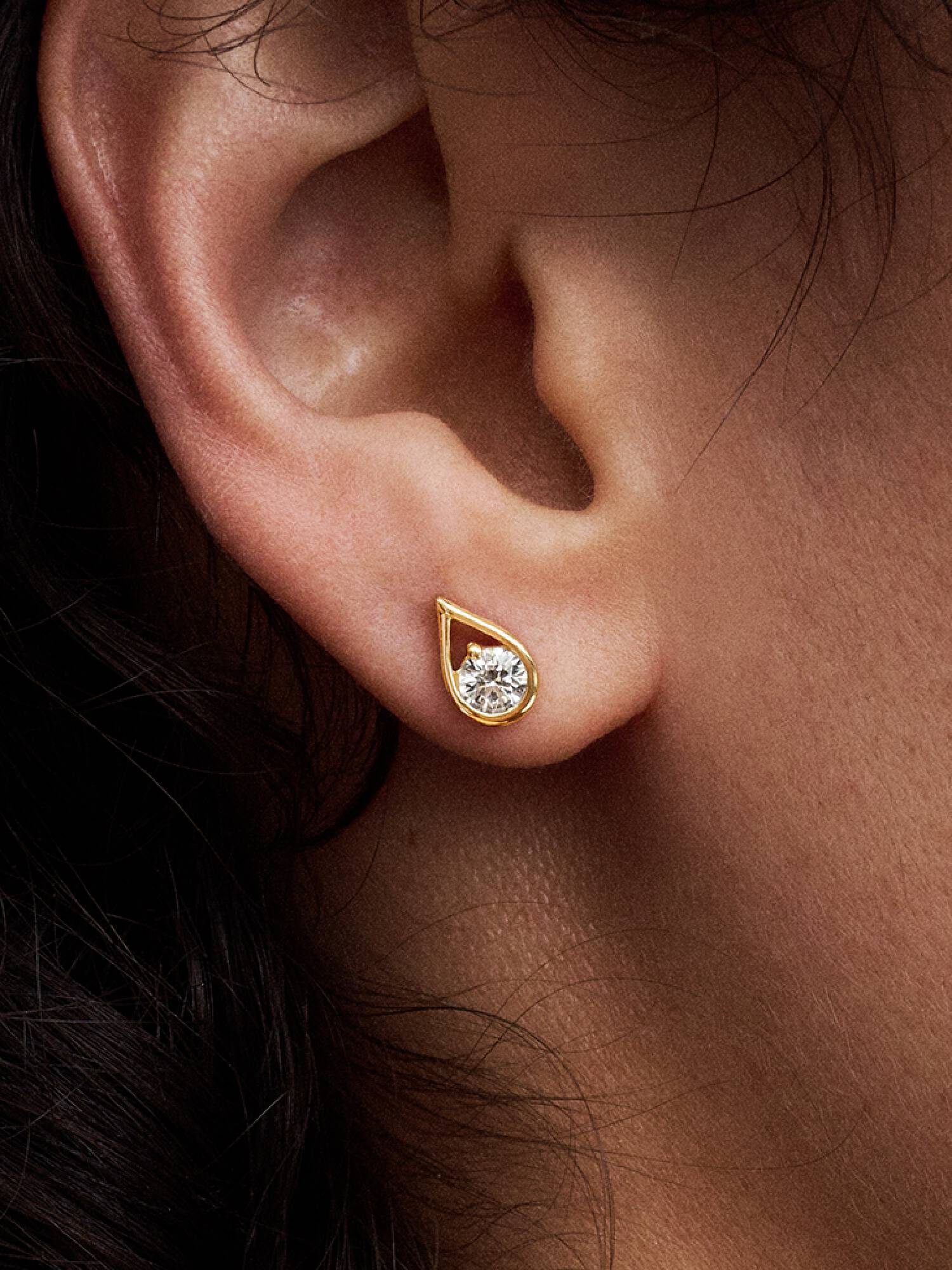 Clous d'oreilles à diamant cultivé en laboratoire Pandora Infinite