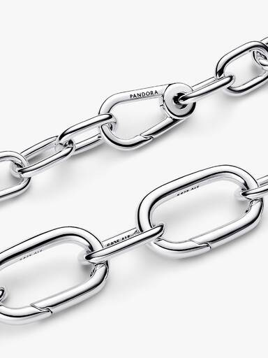 Bracelet en chaîne à mailles audacieuses