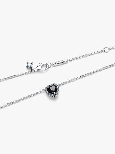 Collier à pendentif Cœur surélevé