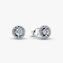 Round Pavé Halo Stud Earrings Round Pavé Halo Stud Earrings