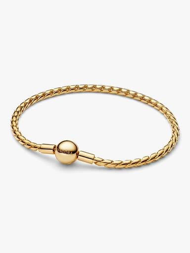 Bracelet à chaîne ailée avec fermoir rond