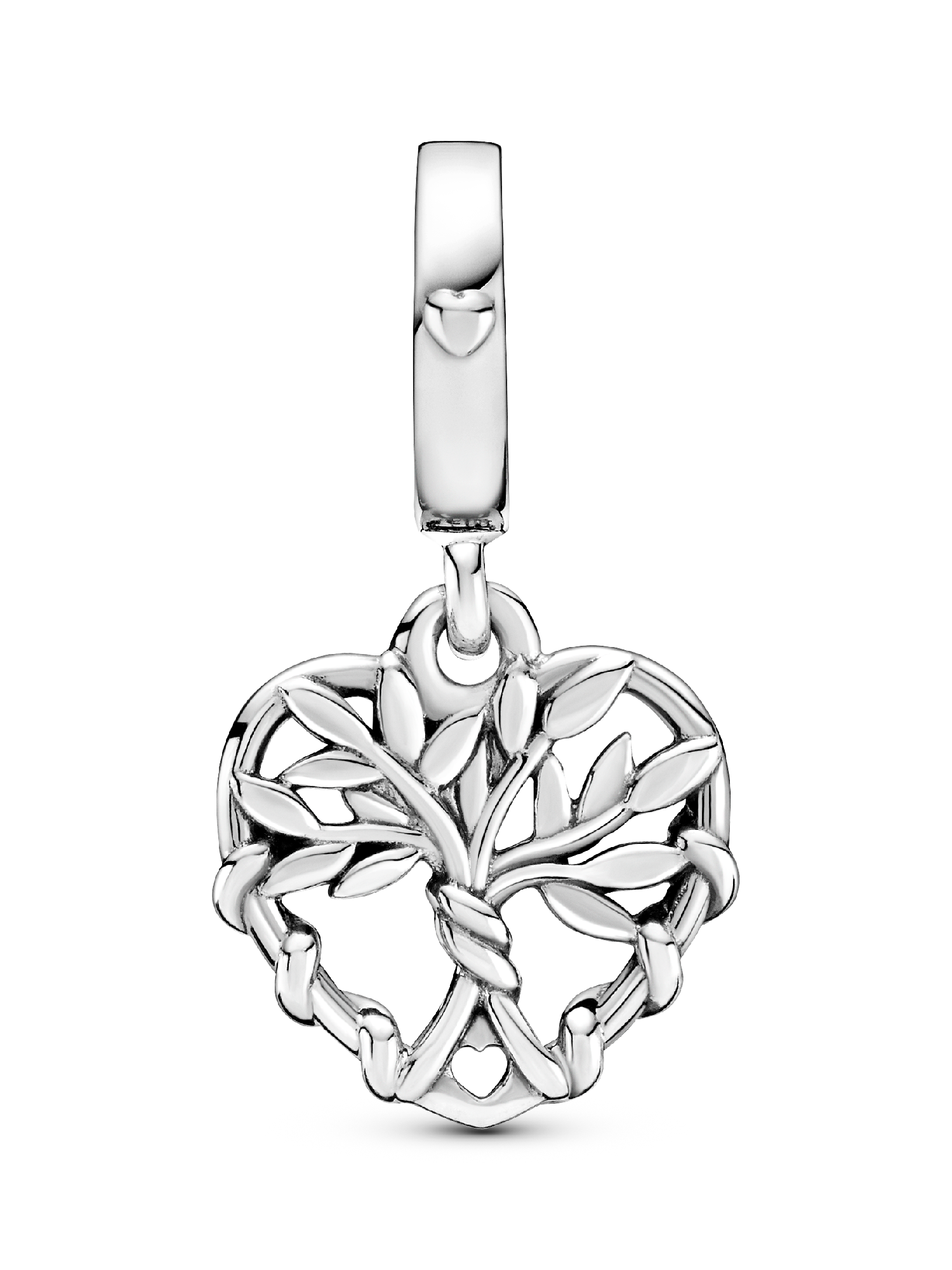 Heart Family Tree Dangle Charm