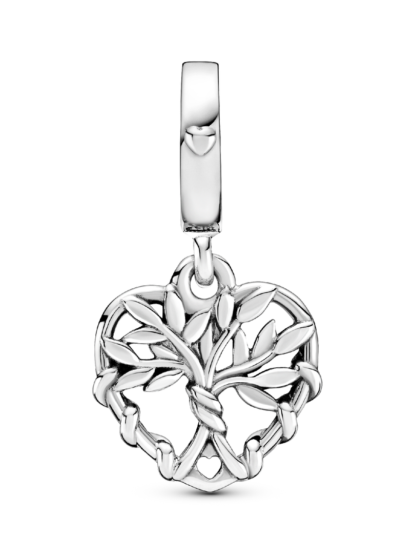 Heart Family Tree Dangle Charm