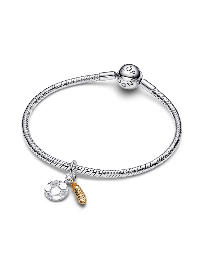 Soccer Shoe Double Dangle Charm