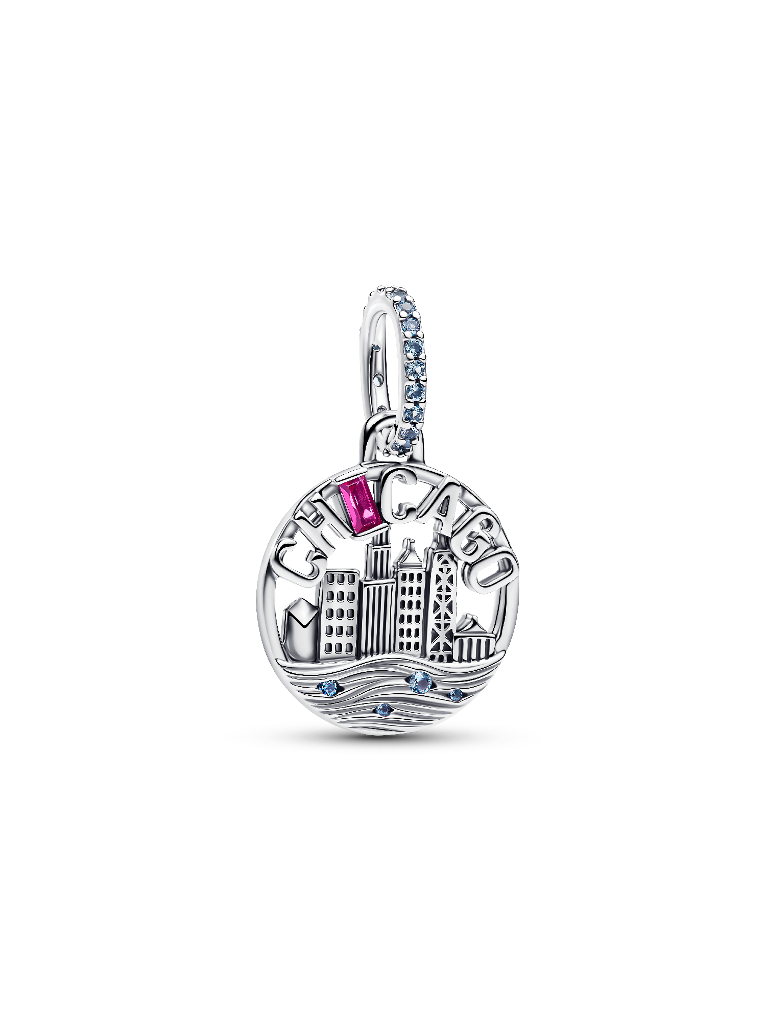 Chicago Skyline Dangle Charm