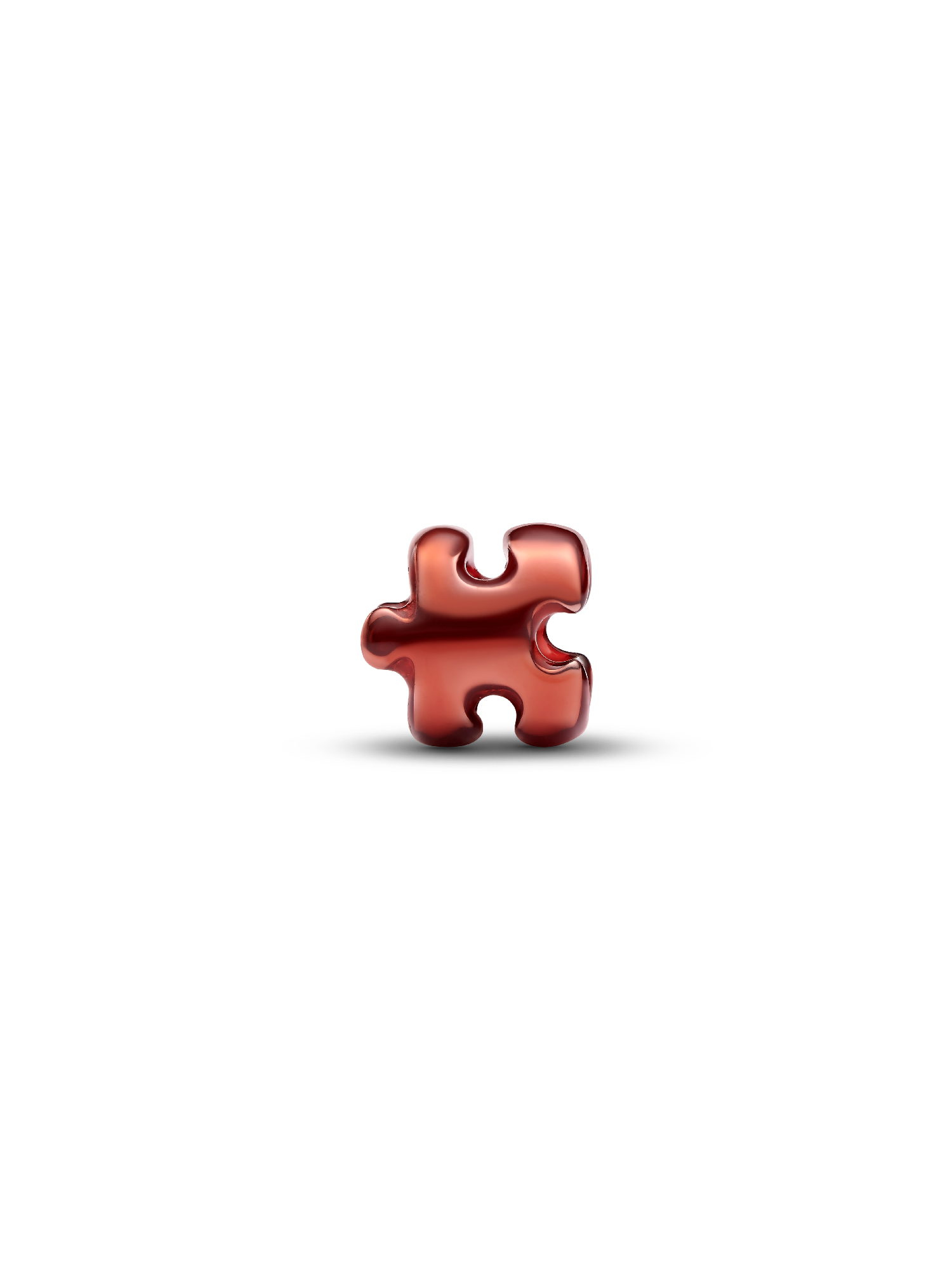 Mini charm Pièce de casse-tête orange