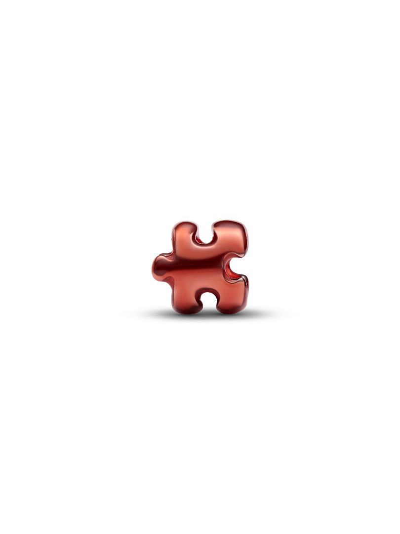 Mini charm Pièce de casse-tête orange