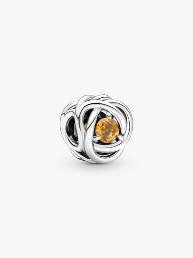 FINAL SALE - November Honey Eternity Circle Charm