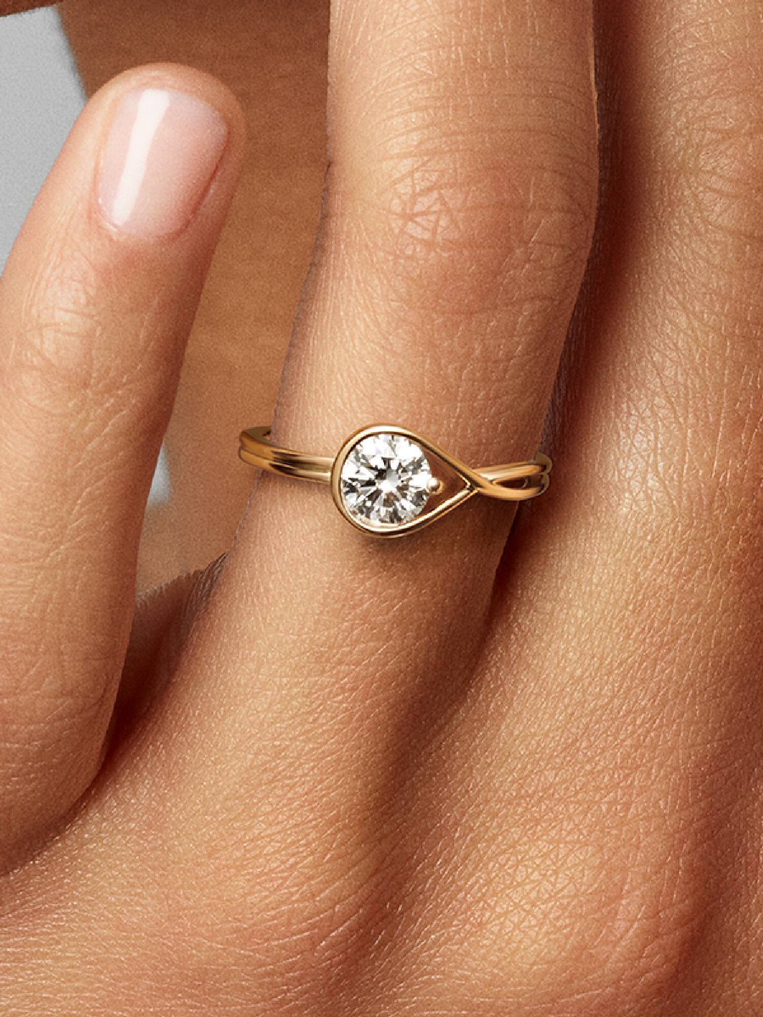 VENTE FINALE -  Bague à diamant cultivé en laboratoire Pandora Infinite