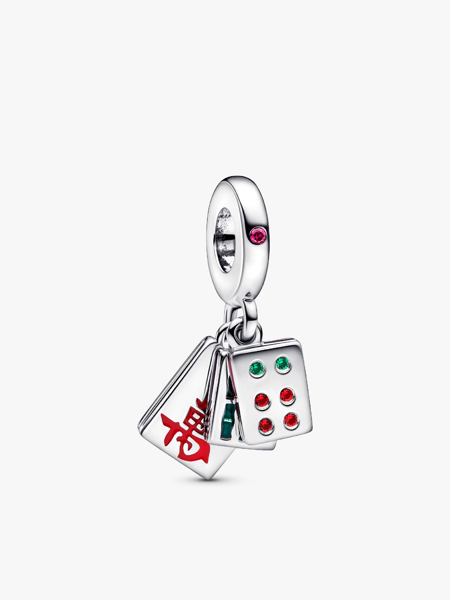 VENTE FINALE -  Charm-pendentif triple Mah-jong
