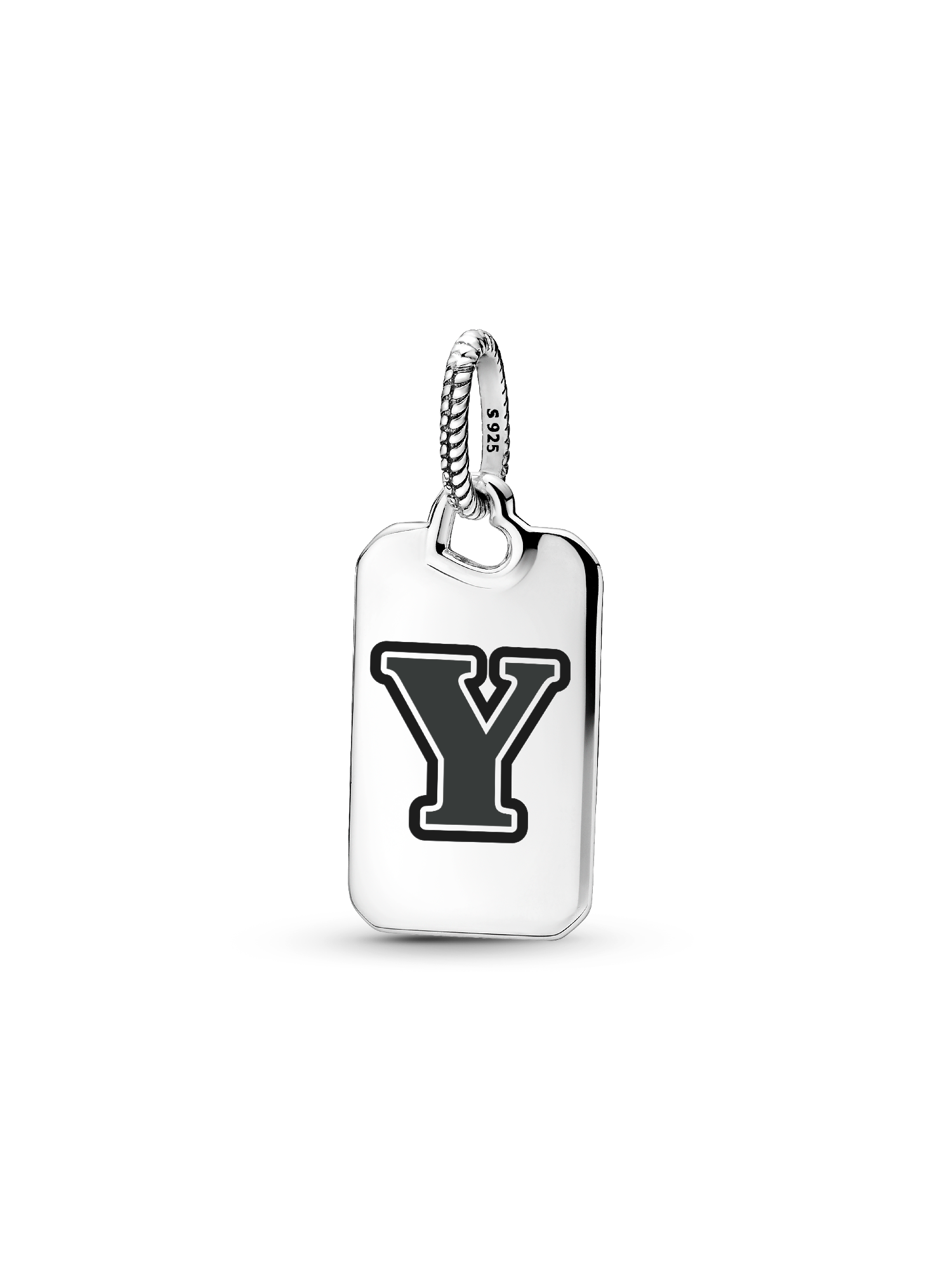 Letter Y Rectangle Pendant