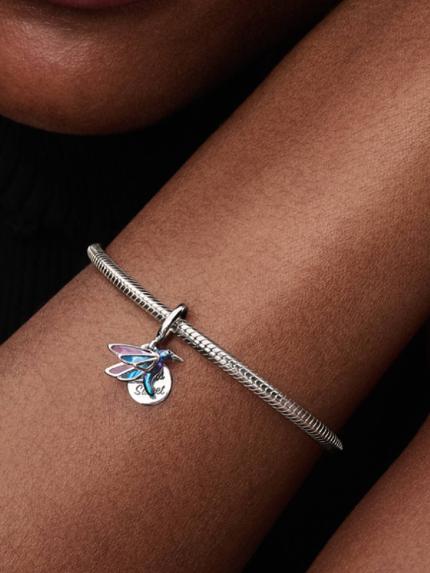 Charm-pendentif double Colibri