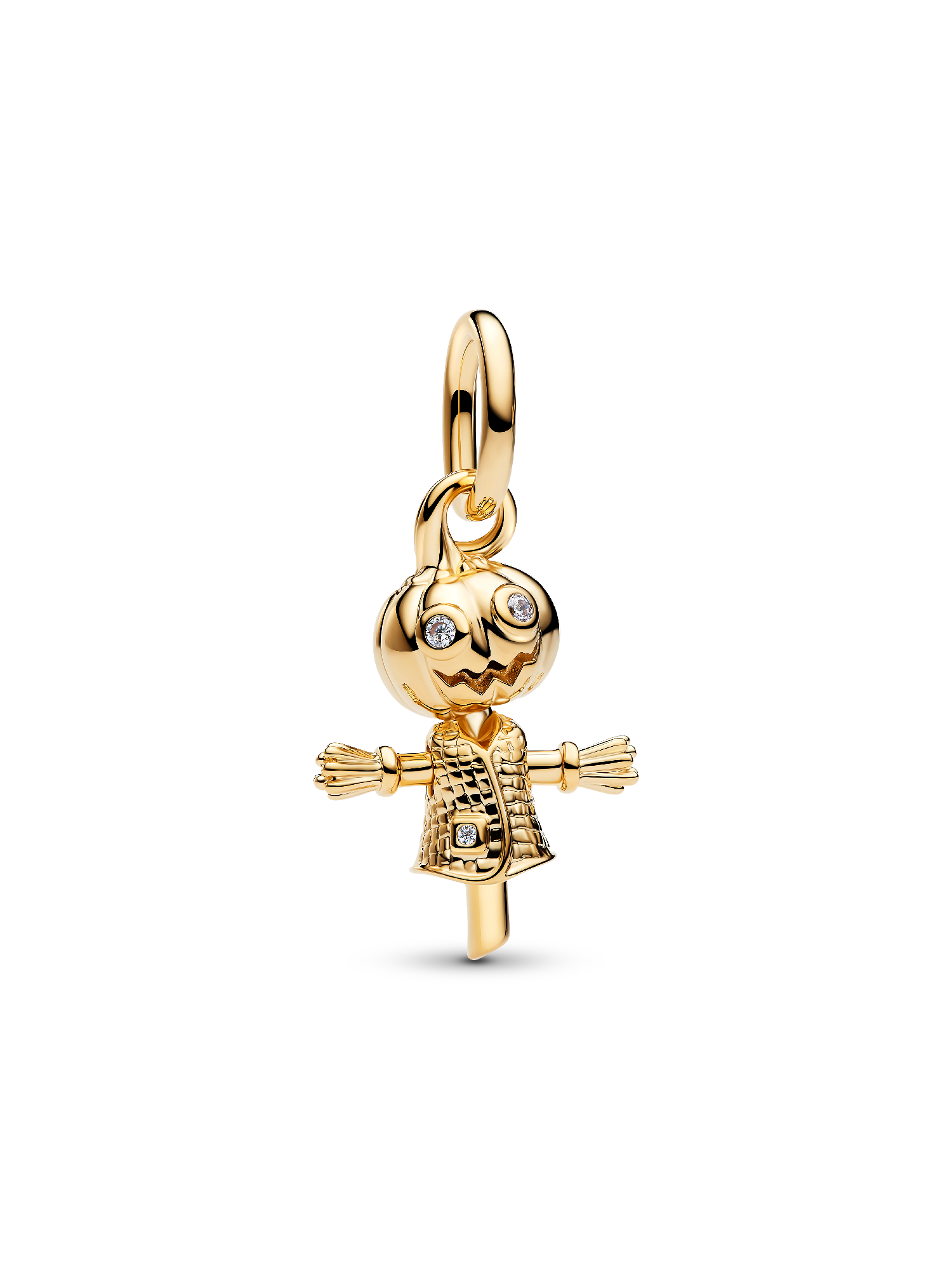 Pumpkin Scarecrow Dangle Charm