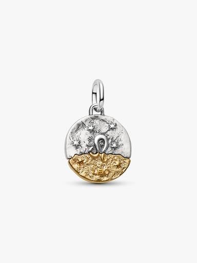 Leo Zodiac Medallion Charm