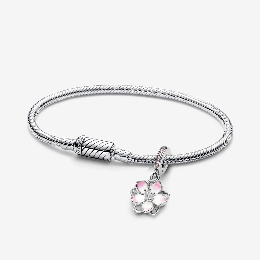 Ensemble de bracelet à charm-pendentif Fleur de cerisier image number 0