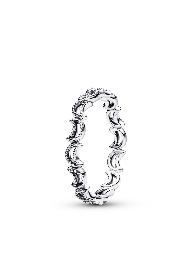 Celestial Star & Moon Ring Stack