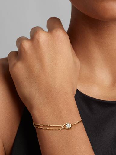 FINAL SALE - Pandora Infinite Lab-Grown Diamond Double Chain Bracelet