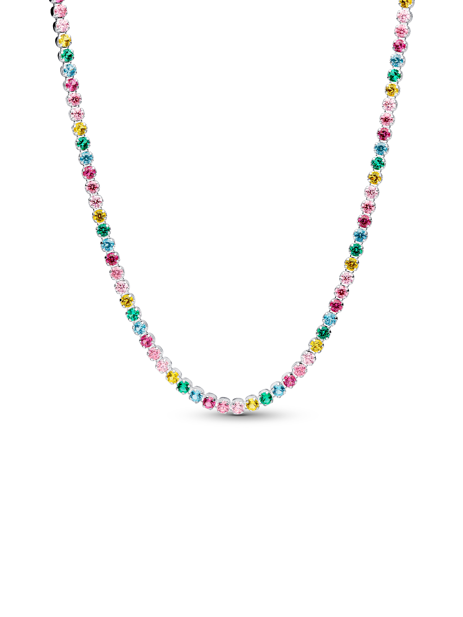 Rainbow Tennis Necklace