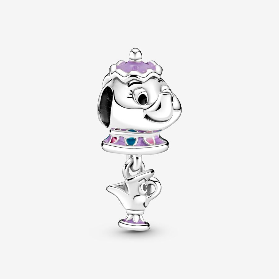 Disney Beauty and the Beast Mrs. Potts and Chip Dangle Charm image number 0