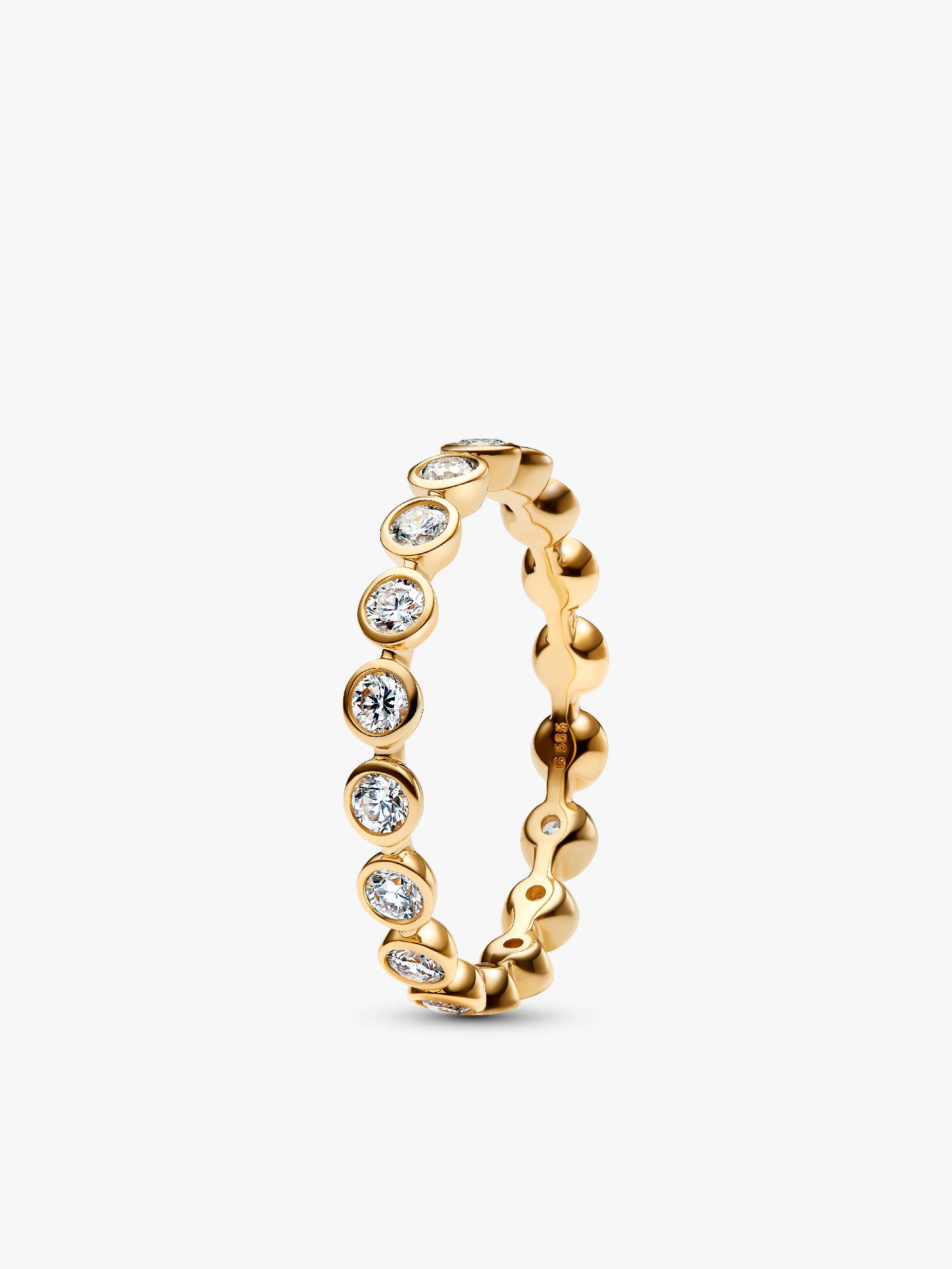 Bague éternité avec diamants créés en laboratoire en serti clos Pandora Era