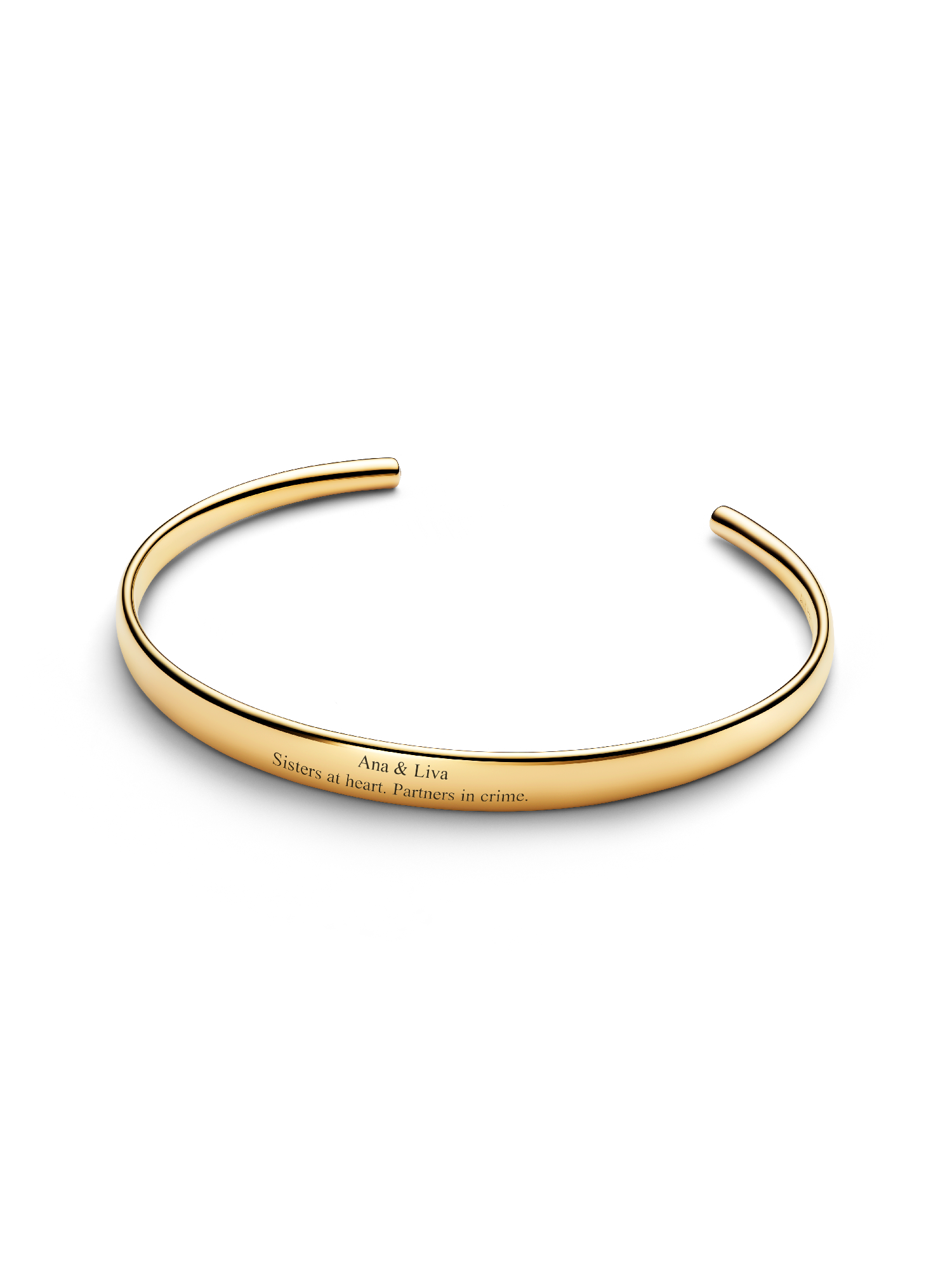 Engravable Open Bangle