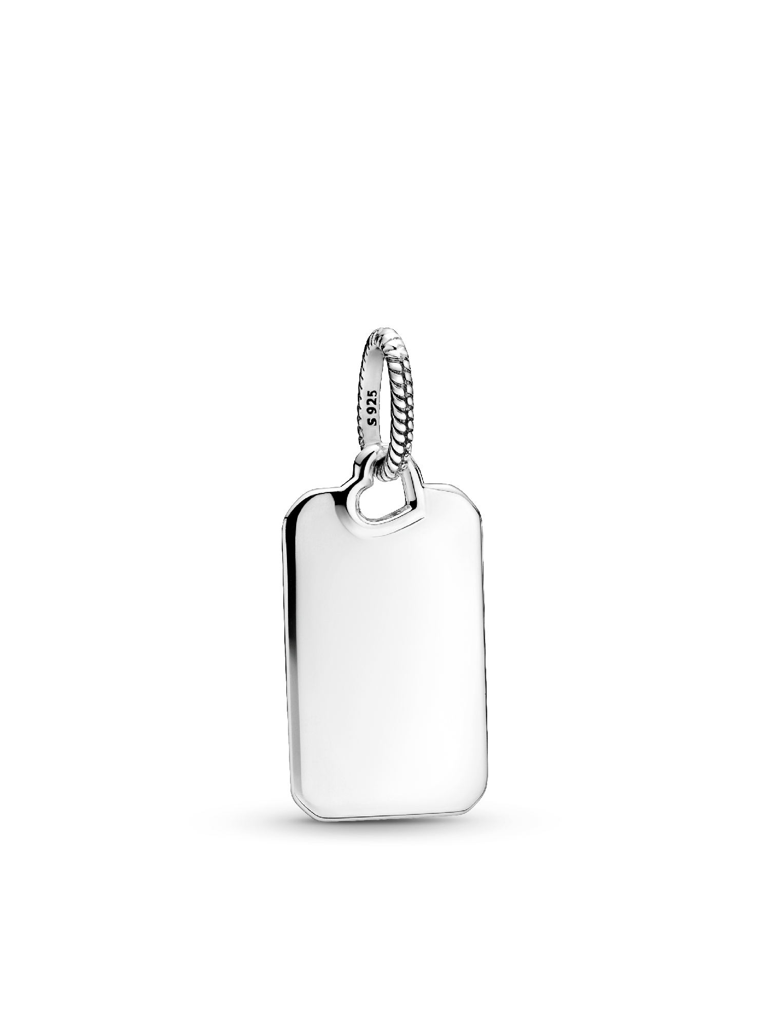Ensemble de colliers à pendentif avec étiquette rectangulaire à graver
