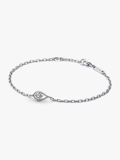 FINAL SALE - Pandora Infinite Lab-Grown Diamond Chain Bracelet