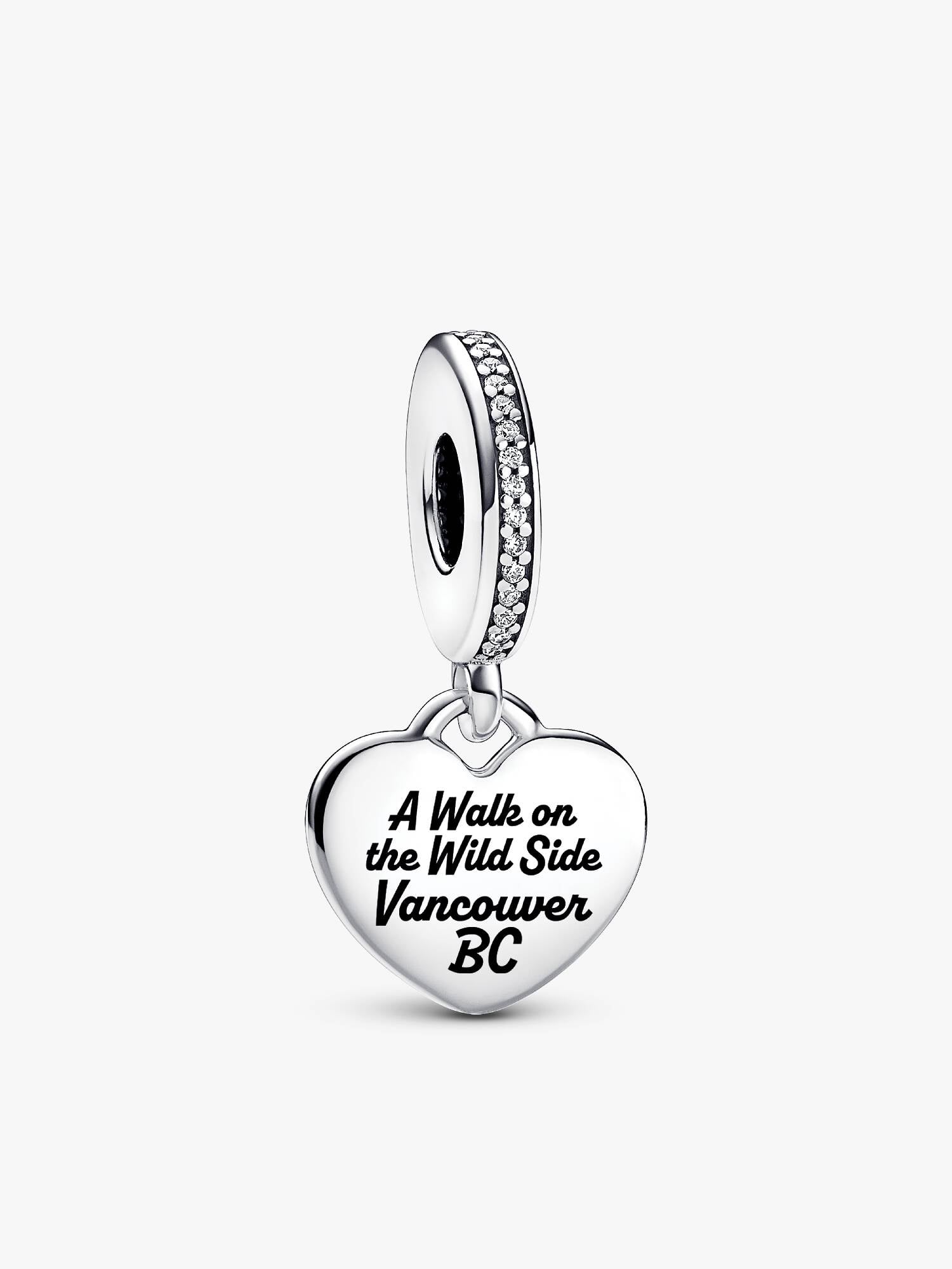 FINAL SALE - Vancouver Hiker Heart Dangle Charm