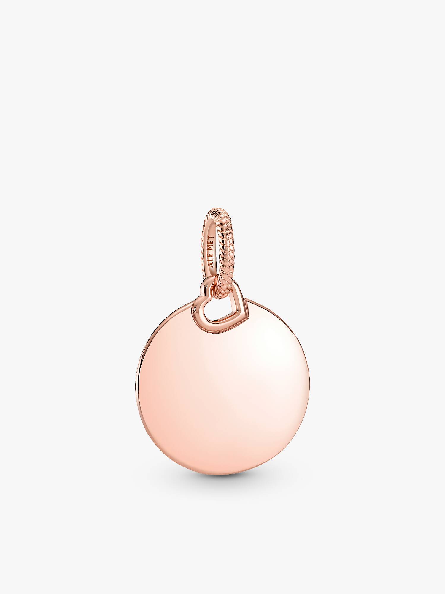 Engravable Round Tag Pendant