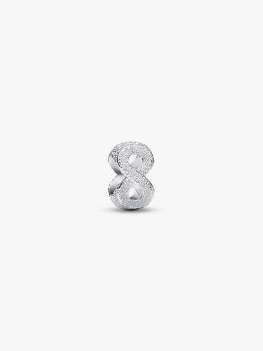 Mini charm Symbole de l’infini texturé