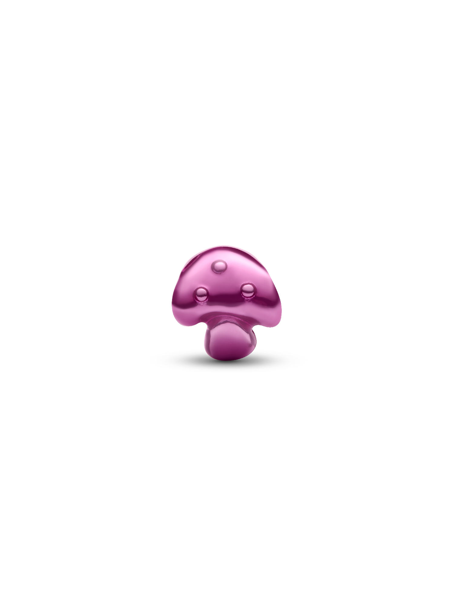 Pink Mushroom Mini Charm